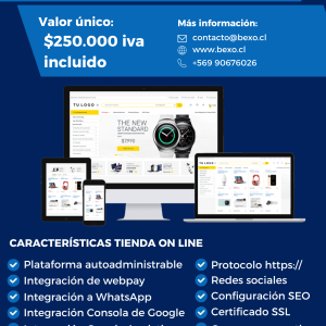 Página de E-Commerce ventas On-Line