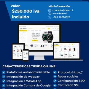 Página de E-Commerce ventas On-Line