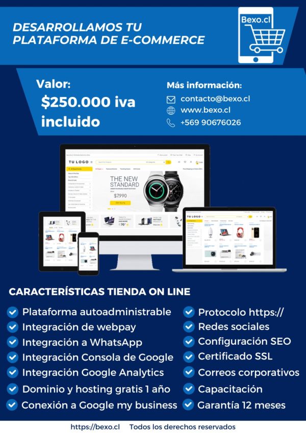 Página de E-Commerce ventas On-Line